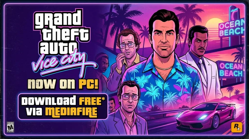 Descargar GTA Vice City para PC gratis desde MediaFire