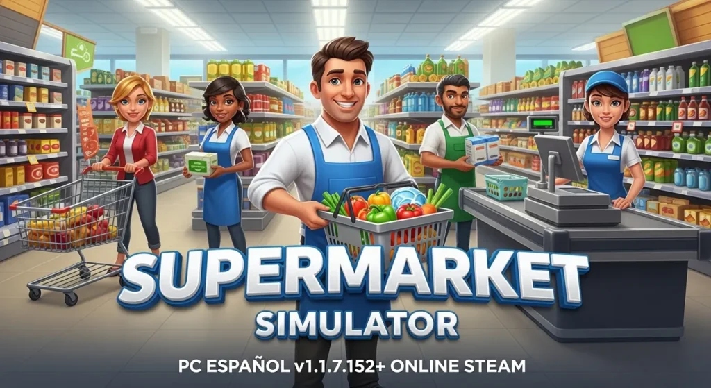 SUPERMARKET SIMULATOR PC ESPAÑOL v1.1.7.152 + ONLINE STEAM