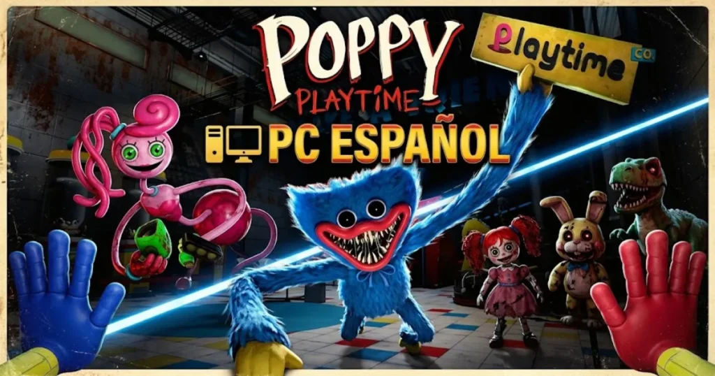 Poppy Playtime Descargar PC en Español — Guía Completa con los 5 Capítulos (2026)
