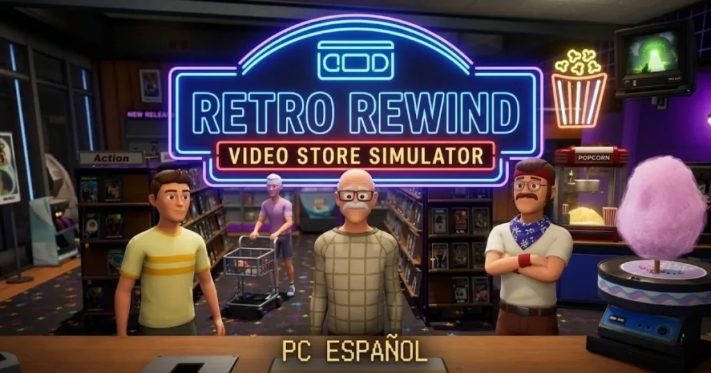 Retro Rewind Video Store Simulator: Cómo Descargar e Instalar en PC en Español (Guía 2026)