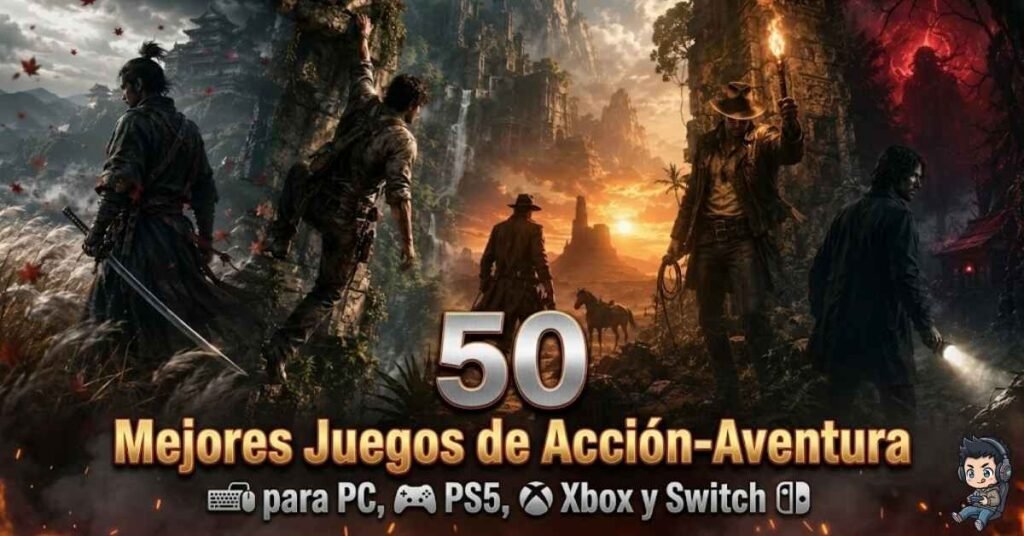Los 50 Mejores Juegos de Acción-Aventura para PC, PS5, Xbox y Switch en 2026 — Lista Actualizada