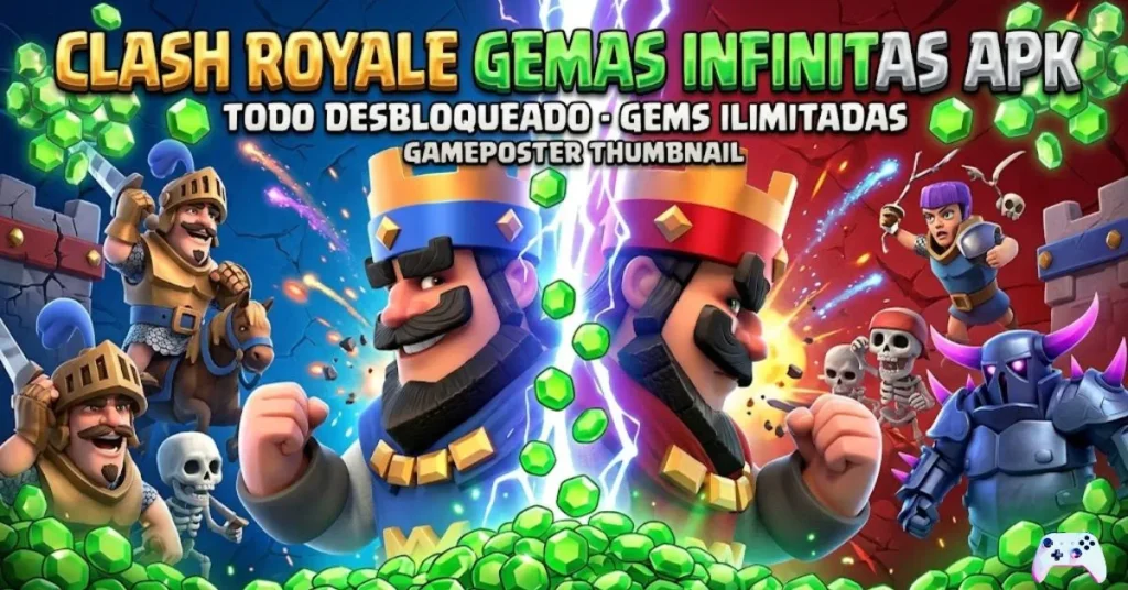 Clash Royale Gemas Infinitas APK para Android – Descarga Gratis [Versión Actualizada 2026]