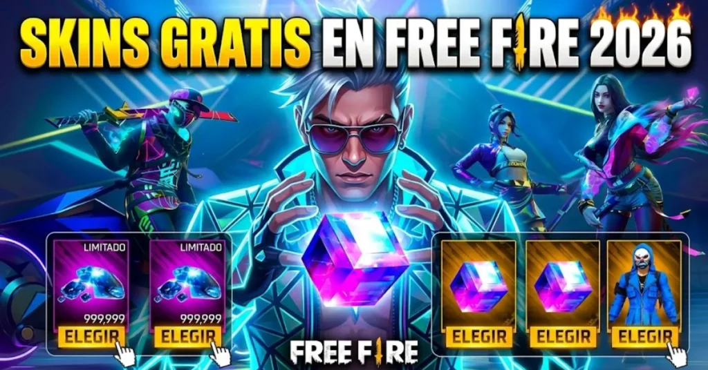 Skins Gratis en Free Fire