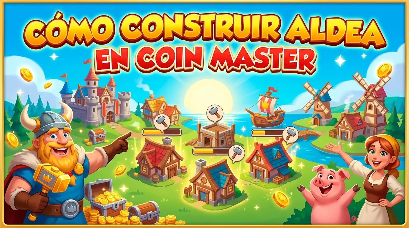 Cómo construir aldea en Coin Master