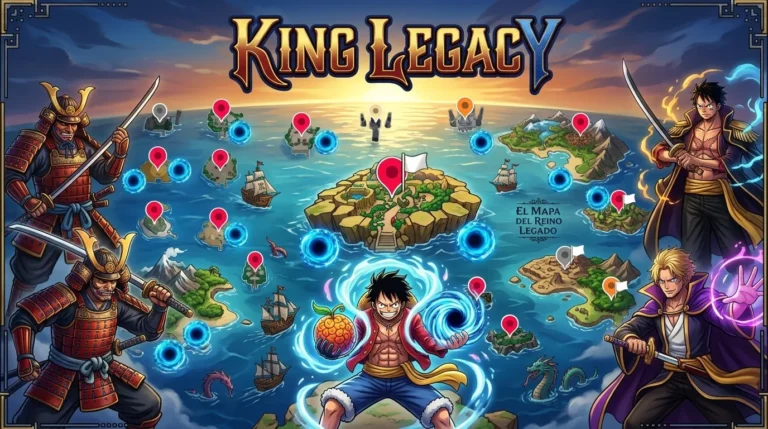 Mapa de King Legacy