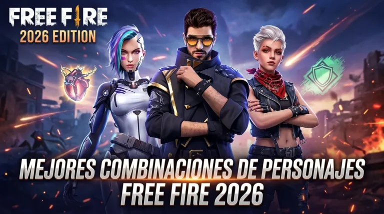 mejores combinaciones personajes free fire