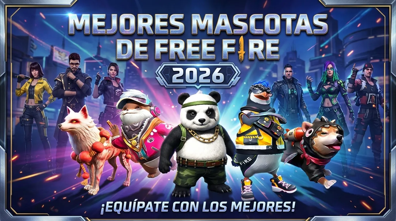Mejores mascotas Free Fire