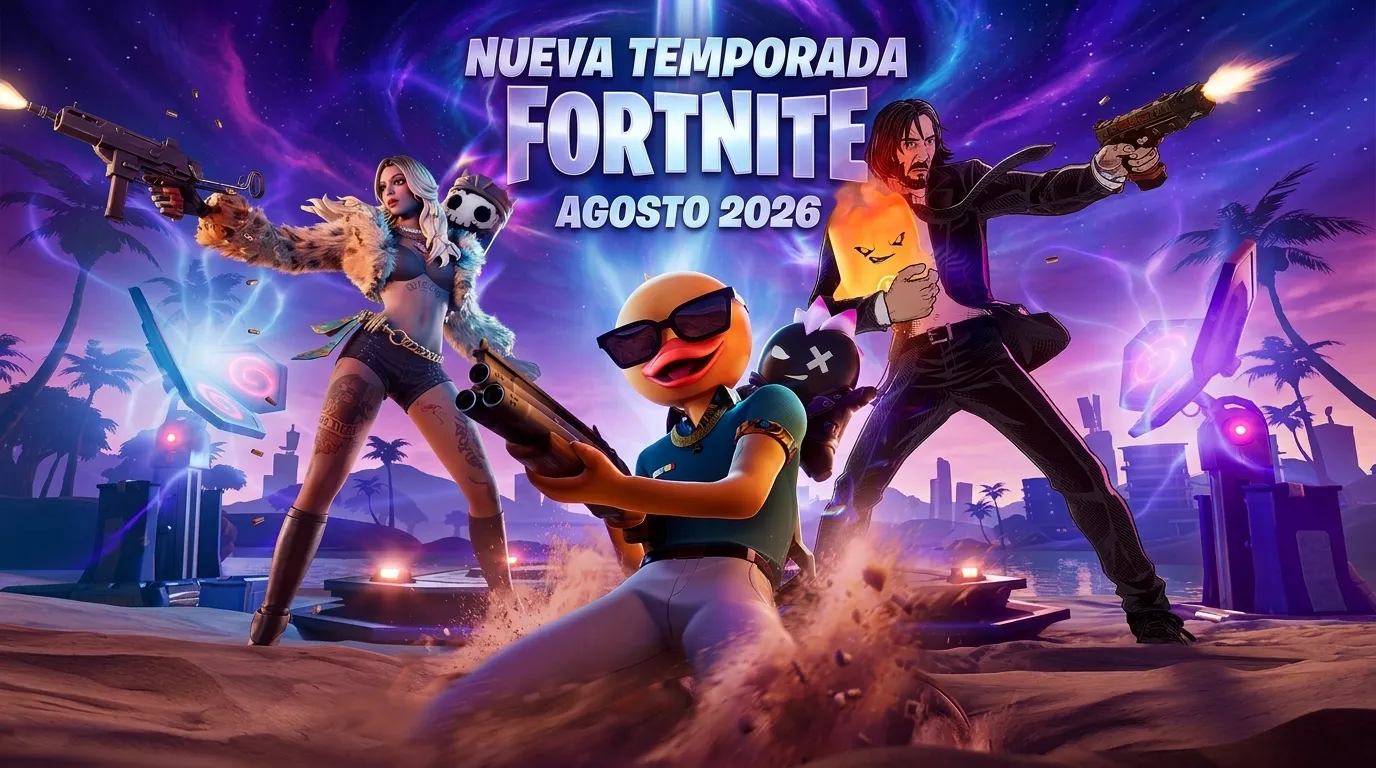 Nueva temporada Fortnite agosto