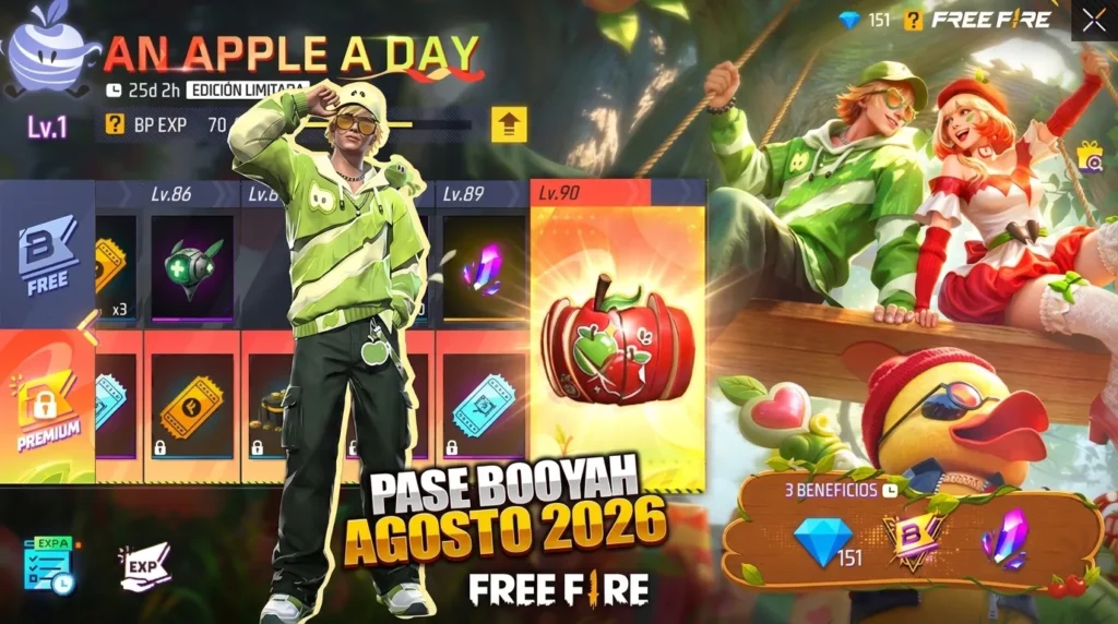 Pase Booyah Agosto