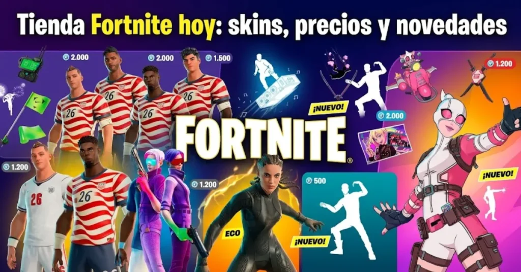 tienda Fortnite hoy