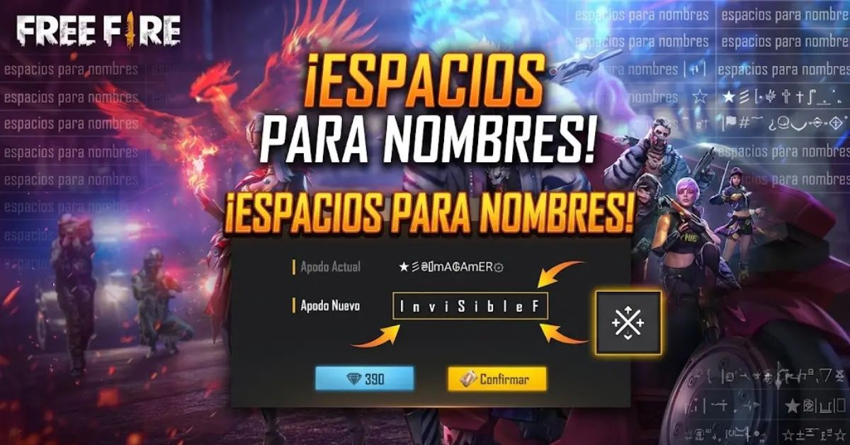 Espacio Invisible Free Fire