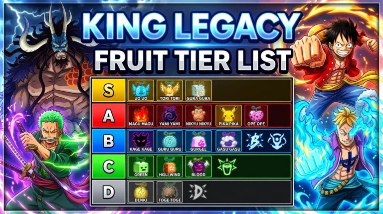king legacy fruit tier list