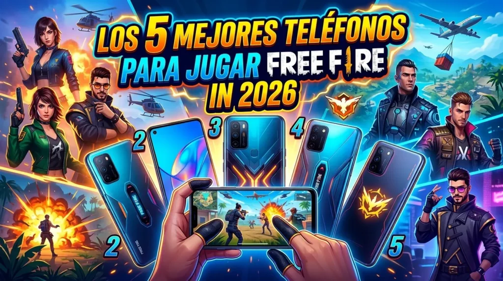 mejores celulares para jugar Free Fire