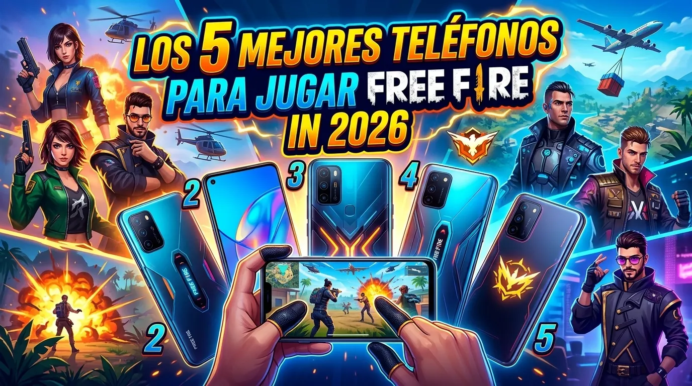 mejores celulares para jugar Free Fire