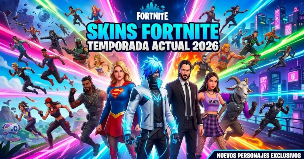 Skins Fortnite temporada actual