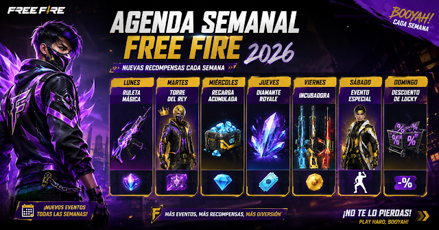 Agenda Semanal Free Fire