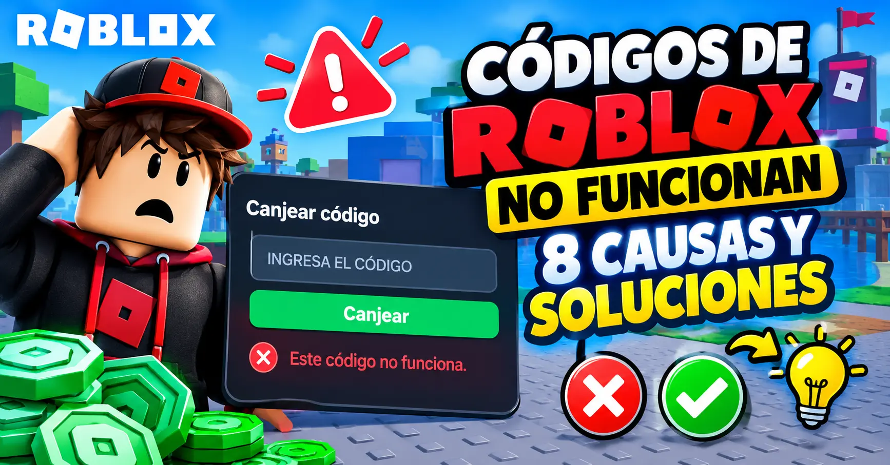 códigos de roblox no funcionan