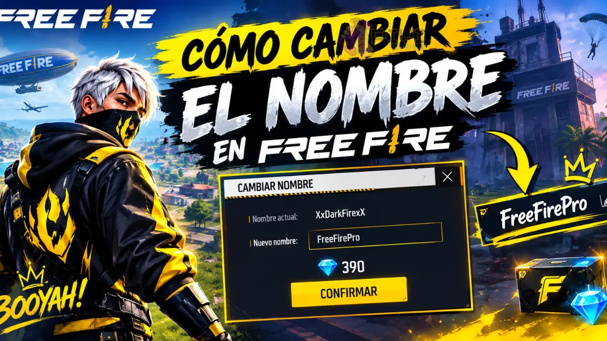 Cómo cambiar el nombre en Free Fire