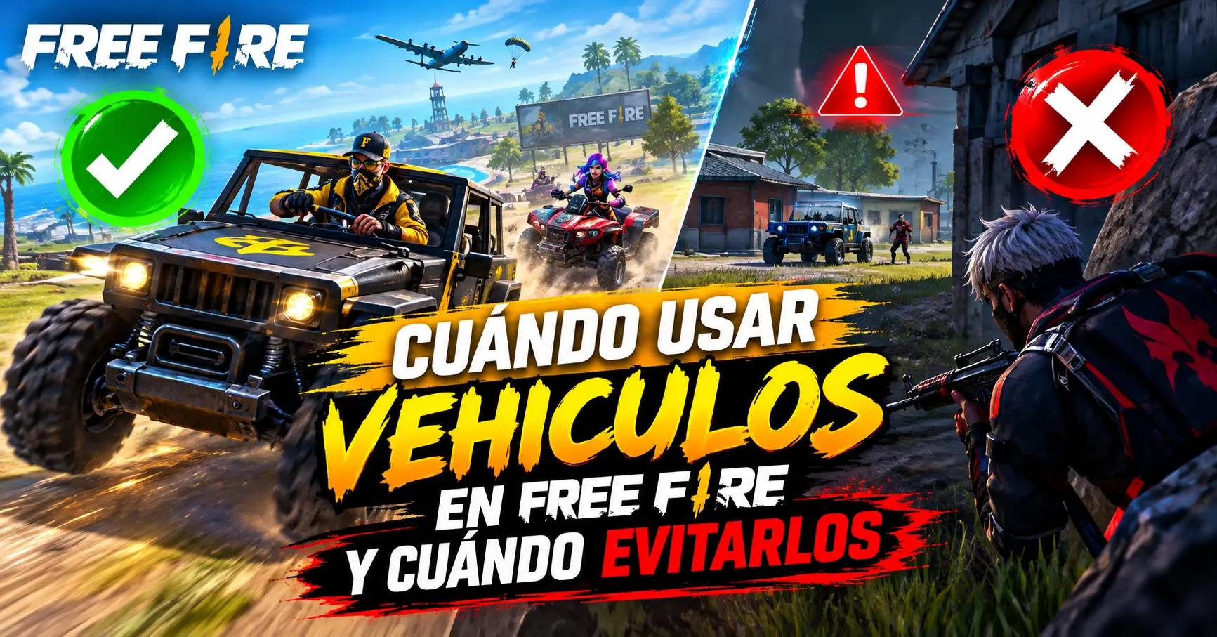 cuándo usar vehículos y cuándo evitarlos