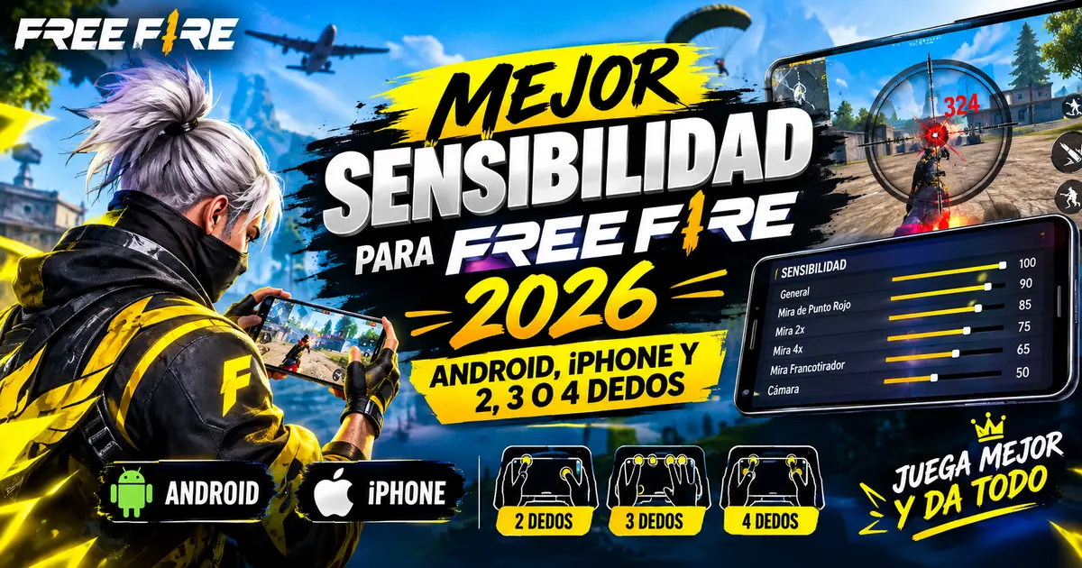 Mejor sensibilidad para Free Fire 2026