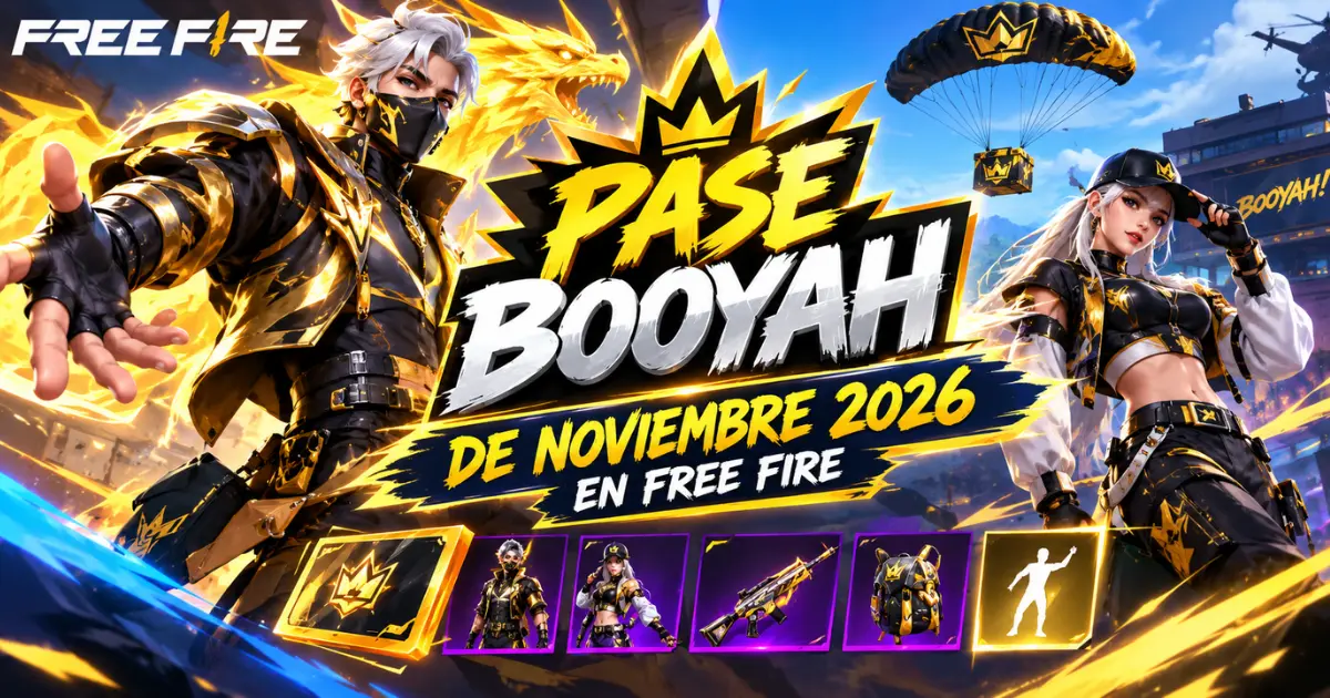 Pase Booyah de noviembre 2026 en Free Fire